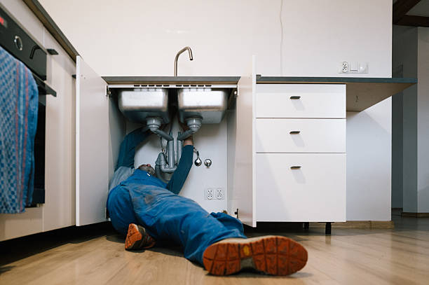 Professional Drain Cleaning technician working in Rushville, OH